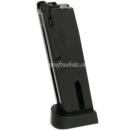 KJ WORKS 25 Billes Co2 Chargeure Convient pour KJ SRC Tokyo Marui WE M9 Série GBB Pistolet Airsoft Noir