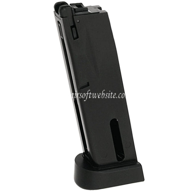 KJ WORKS 25 Billes Co2 Chargeure Convient pour KJ SRC Tokyo Marui WE M9 Série GBB Pistolet Airsoft Noir