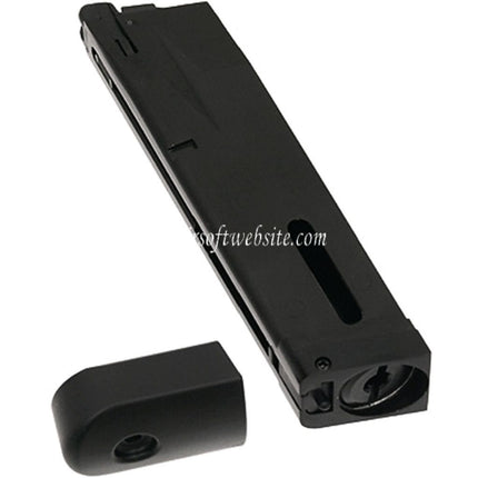 KJ WORKS 25 Billes Co2 Chargeure Convient pour KJ SRC Tokyo Marui WE M9 Série GBB Pistolet Airsoft Noir