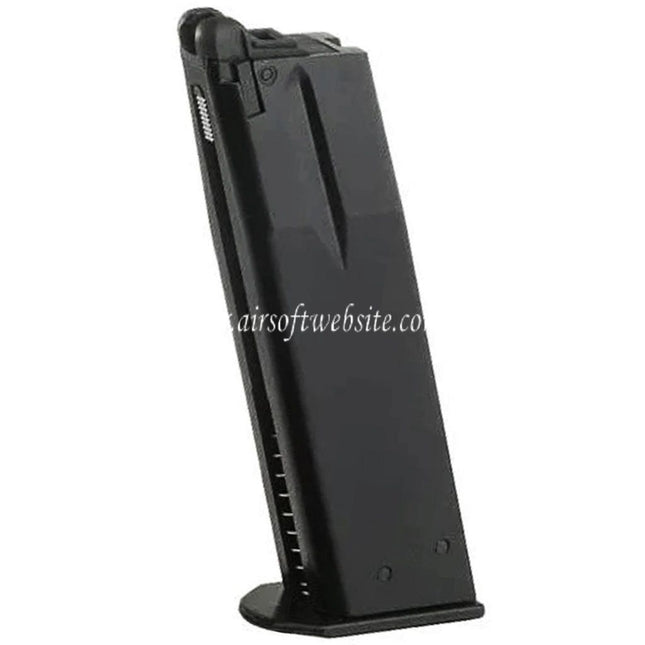 KJ WORKS 25 Billes Gaz Chargeure Convient pour KJ KP-09 CZ-75 KP-15 Shadow 2 Série GBB Pistolet Airsoft Noir