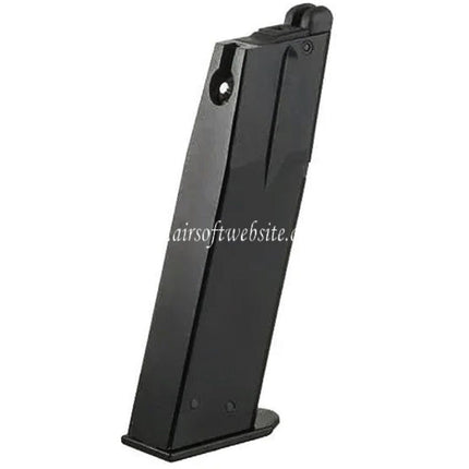 KJ WORKS 25 Billes Gaz Chargeure Convient pour KJ KP-09 CZ-75 KP-15 Shadow 2 Série GBB Pistolet Airsoft Noir