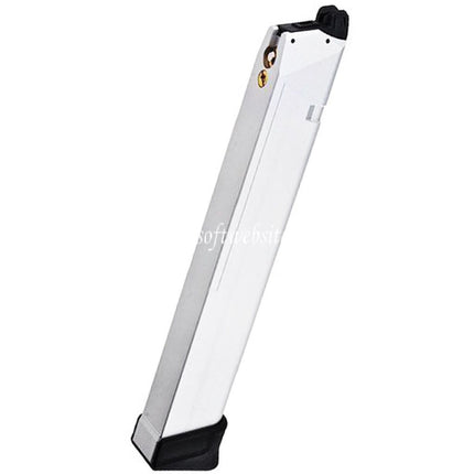 TTI Airsoft 50 Billes Aluminum Gaz Chargeur Convient pour TP22 AAP-01 G17 G18C G34 G35 G-Série GBB Pistolet
