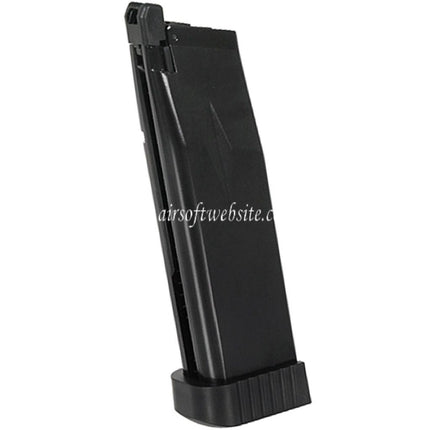 KJ WORKS 28 Billes Gaz Chargeure KP-06 Convient pour Hi-Capa Série GBB Pistolet Airsoft Noir