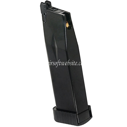KJ WORKS 28 Billes Gaz Chargeure KP-06 Convient pour Hi-Capa Série GBB Pistolet Airsoft Noir