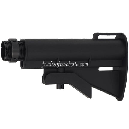 CYMA M16A2 Carabine Style M723 Crosse Set Convient pour CYMA CGS Tokyo Marui M4 Série MWS GBB Fusil Airsoft Noir
