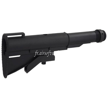 CYMA M16A2 Carabine Style M723 Crosse Set Convient pour CYMA CGS Tokyo Marui M4 Série MWS GBB Fusil Airsoft Noir
