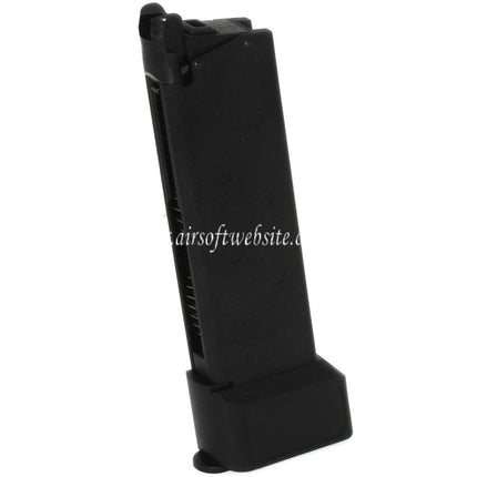VFC 20 Billes Gaz Chargeur Convient pour VFC 1911 UC / Kimber Ultra Carry Série GBB Pistolet Airsoft Noir