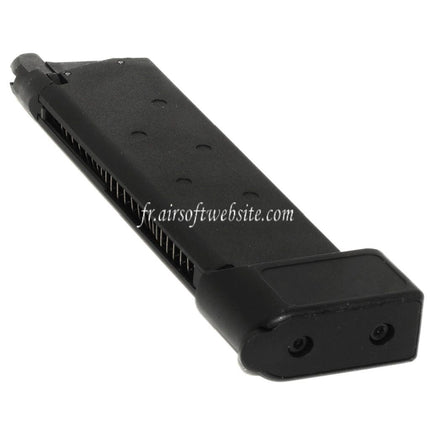 VFC 20 Billes Gaz Chargeur Convient pour VFC 1911 UC / Kimber Ultra Carry Série GBB Pistolet Airsoft Noir