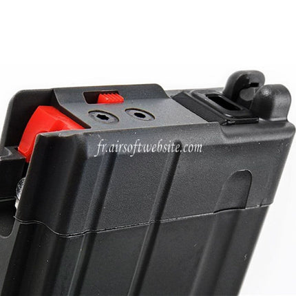VFC 20 Billes Gaz Chargeur Court Type Convient pour VFC M4 Umarex 416 Série GBB Fusil Airsoft Gris