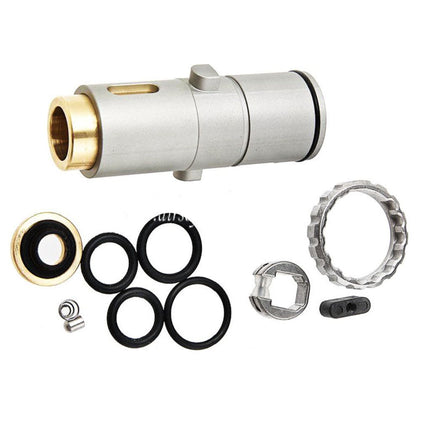 ALPHA PARTS CNC Edelstahl Anti-Rotation Hop Up Set passend für Systema PTW G&D DTW Celcius CTW M4 Airsoft Gewehr