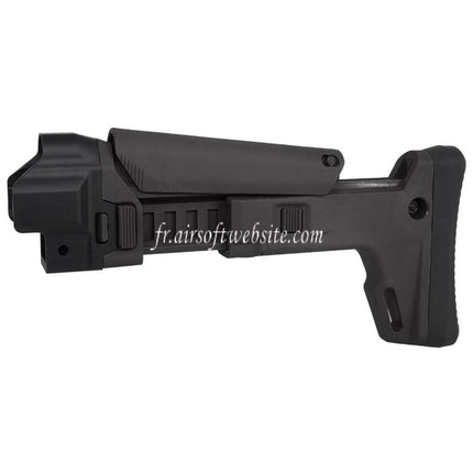 5KU ACR Style 7-emplacements Pliante Rétractable Crosse Convient pour VFC UMAREX HK MP5 Série AEG Fusil