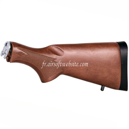 GOLDEN EAGLE Bois véritable Crosse fixe avec Réservoir de Gaz Convient pour GOLDEN EAGLE 8870 M870 Série Gas Pump Action Shotgun
