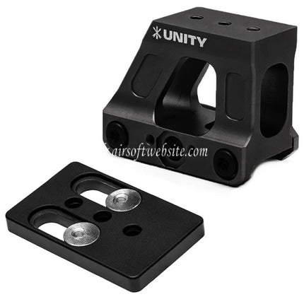 PTS Unity Tactical FAST MRDS Support pour viseur point rouge avec plaque d'adaptation multi-optique