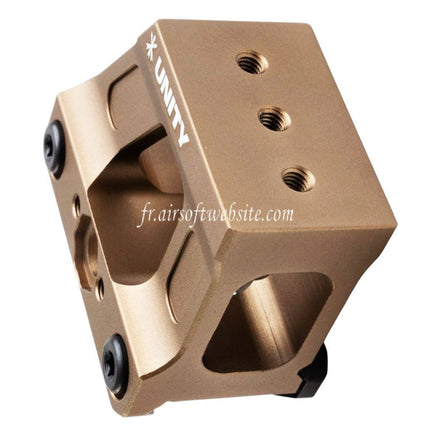 PTS Unity Tactical FAST MRDS Support pour viseur point rouge avec plaque d'adaptation multi-optique