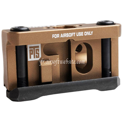 PTS Unity Tactical FAST MRDS Support pour viseur point rouge avec plaque d'adaptation multi-optique