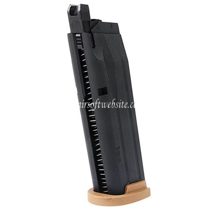 VFC 25 Kugeln Gas Magazin Passend für SIG SAUER P320 M17 M18 Serie GBB Airsoft Pistole Schwarz