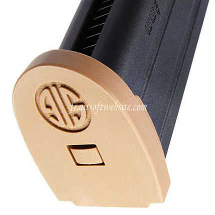 VFC 25 Kugeln Gas Magazin Passend für SIG SAUER P320 M17 M18 Serie GBB Airsoft Pistole Schwarz