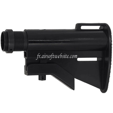CYMA CGS N23 Raccourcie Crosse avec Tube à 5-Positions Convient pour CYMA CGS Tokyo Marui M4 Série MWS GBB Fusil Noir