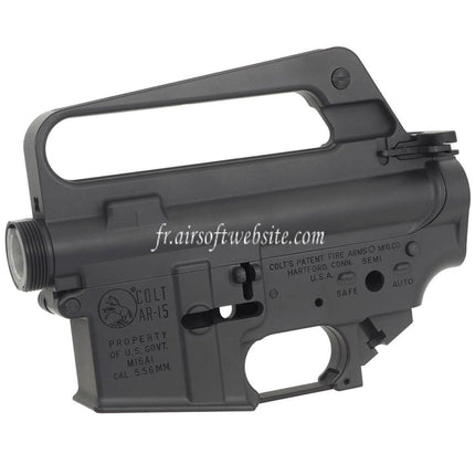 CYMA CGS COLT M16A1 Métal Haut Bas Boîtier Convient pour CYMA CGS AR M4 Tokyo Marui M4 Série MWS GBB Fusil Airsoft Gris