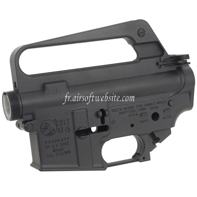 CYMA CGS COLT M16A1 Métal Haut Bas Boîtier Convient pour CYMA CGS AR M4 Tokyo Marui M4 Série MWS GBB Fusil Airsoft Gris