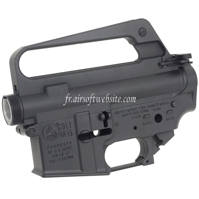 CYMA CGS COLT XM16E1 Métal Haut Bas Boîtier Convient pour CYMA CGS AR M4 Tokyo Marui M4 Série MWS GBB Fusil Airsoft Gris