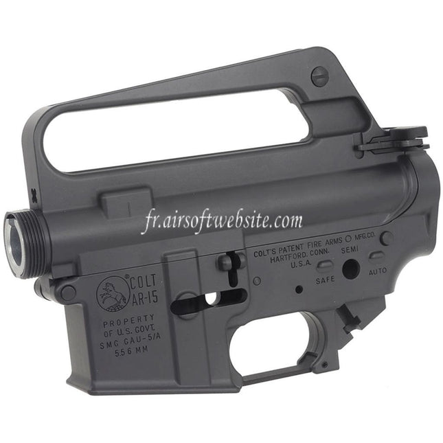 CYMA CGS COLT GAU-5A Métal Haut Bas Boîtier Convient pour CYMA CGS AR M4 Tokyo Marui M4 Série MWS GBB Fusil Airsoft Gris