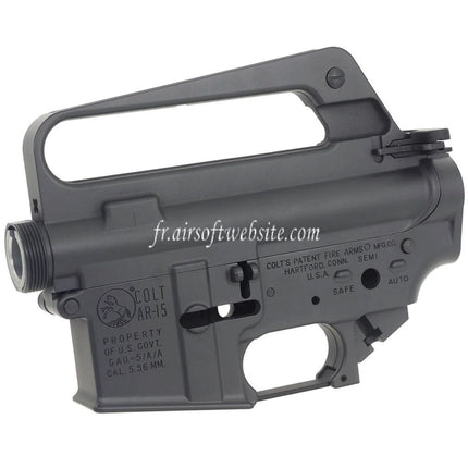 CYMA CGS COLT GAU-5AA Métal Haut Bas Boîtier Convient pour CYMA CGS AR M4 Tokyo Marui M4 Série MWS GBB Fusil Airsoft Gris
