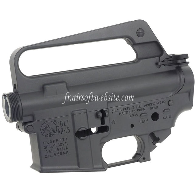 CYMA CGS COLT GAU-5AA Métal Haut Bas Boîtier Convient pour CYMA CGS AR M4 Tokyo Marui M4 Série MWS GBB Fusil Airsoft Gris