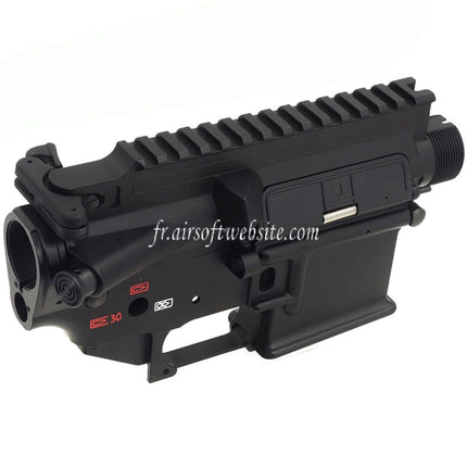CYMA CGS Métal Haut Bas Boîtier Convient pour CYMA CGS HK416C Tokyo Marui M4 Série MWS GBB Fusil Airsoft Noir