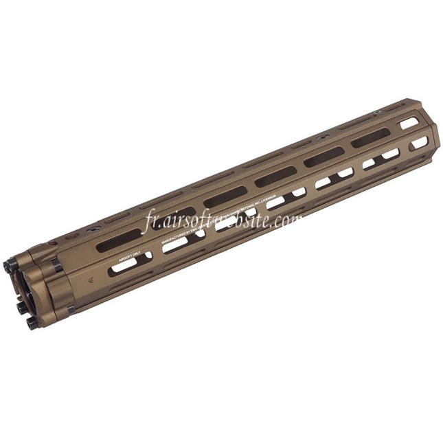 CYMA EMG Daniel Defense Licensed CNC Aluminum 12.5 Pouces Free Float M-LOK RIS III Rail de Garde-Main Convient pour M4 M16 Série AEG Fusil Airsoft