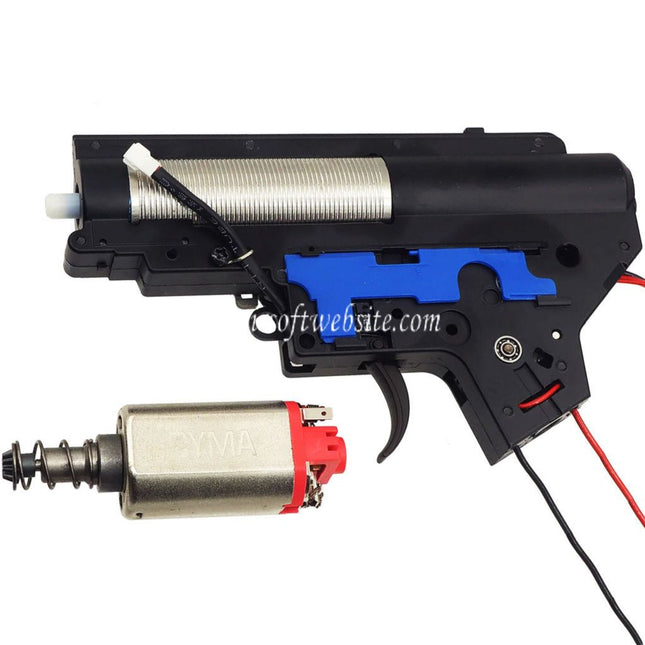 CYMA Platinum Série eShooter ETU Mosfet Couple Moteur V2 Complète Détachement Rapide QD Vitesse Boîte Convient pour M4 M16 Série AEG Fusil Câblage arrière