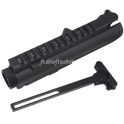 E&C M4A1 Métal Haut Boîtier Convient pour E&C E-Bolt Système AR M4 M16 Série AEG Fusil Airsoft Noir