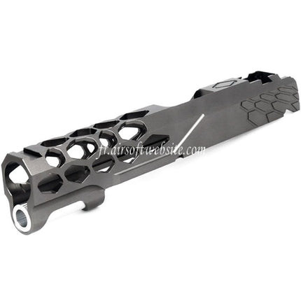 EDGE Aluminum Custom 'SHIELD' Standard Glissière Convient pour Tokyo Marui Hi-Capa 1911 Série GBB Pistolet Airsoft
