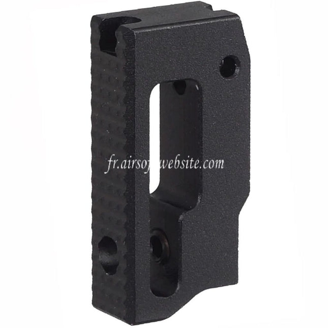 5KU Aluminum Extra Court Plat Réglable Gâchette Convient pour Tokyo Marui Hi-Capa 1911 Série GBB Pistolets Airsoft