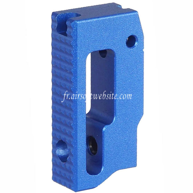 5KU Aluminum Extra Court Plat Réglable Gâchette Convient pour Tokyo Marui Hi-Capa 1911 Série GBB Pistolets Airsoft