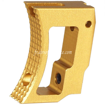 5KU Aluminum Longue Courbe Réglable Gâchette Convient pour Tokyo Marui Hi-Capa 1911 Série GBB Pistolets Airsoft