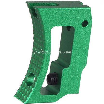 5KU Aluminum Moyenne Courbe Réglable Gâchette Convient pour Tokyo Marui Hi-Capa 1911 Série GBB Pistolets Airsoft
