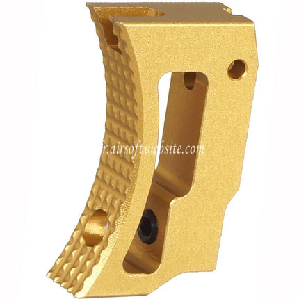 5KU Aluminum Court Courbe Réglable Gâchette Convient pour Tokyo Marui Hi-Capa 1911 Série GBB Pistolets Airsoft