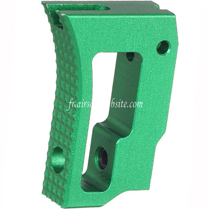 5KU Aluminum Haut Courbe Réglable Gâchette Convient pour Tokyo Marui Hi-Capa 1911 Série GBB Pistolets Airsoft