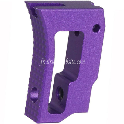 5KU Aluminum Haut Courbe Réglable Gâchette Convient pour Tokyo Marui Hi-Capa 1911 Série GBB Pistolets Airsoft