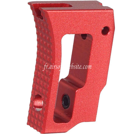 5KU Aluminum Haut Courbe Réglable Gâchette Convient pour Tokyo Marui Hi-Capa 1911 Série GBB Pistolets Airsoft
