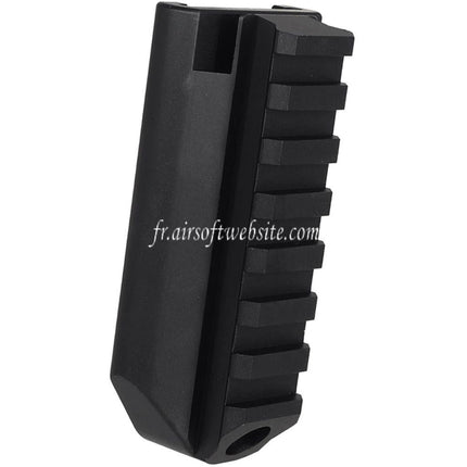C&C TAC CNC Aluminium 7-Slot 20mm M1913 Picatinny Rail Stock Adapter Geeignet für Guns Modify GM Cybergun FN HERSTAL SCAR-L MK2 Serie GBB Gewehre
