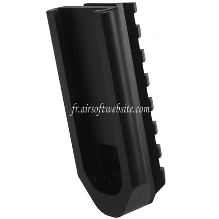 C&C TAC CNC Aluminium 7-Slot 20mm M1913 Picatinny Rail Stock Adapter Geeignet für Guns Modify GM Cybergun FN HERSTAL SCAR-L MK2 Serie GBB Gewehre