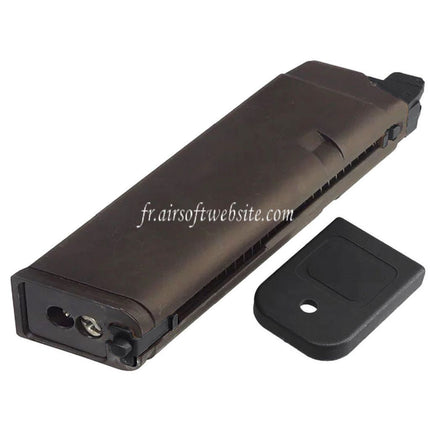 Guns Modify Amélioré 25 Billes Gaz Chargeur Convient pour G17 G18C G34 G35 G-Série GBB Pistolets Airsoft