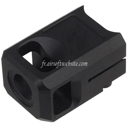 5KU CNC Aluminum Compensator V2 -14mm CCW Counter-Clockwise Thread Suitable for G17 G19 Gen 5 Series GBB Airsoft Pistols