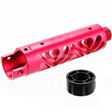 Narcos Airsoft CNC Aluminum Avant Canon Kit (Type 6) Convient pour Action Army AAP01 Série GBB Pistolet
