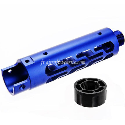 Narcos Airsoft CNC Aluminum Avant Canon Kit (Type 7) Convient pour Action Army AAP01 Série GBB Pistolet
