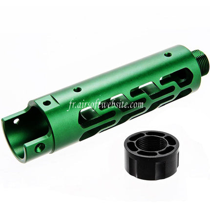 Narcos Airsoft CNC Aluminum Avant Canon Kit (Type 7) Convient pour Action Army AAP01 Série GBB Pistolet