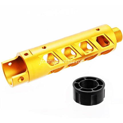 Narcos Airsoft CNC Aluminum Avant Canon Kit (Type 8) Convient pour Action Army AAP01 Série GBB Pistolet
