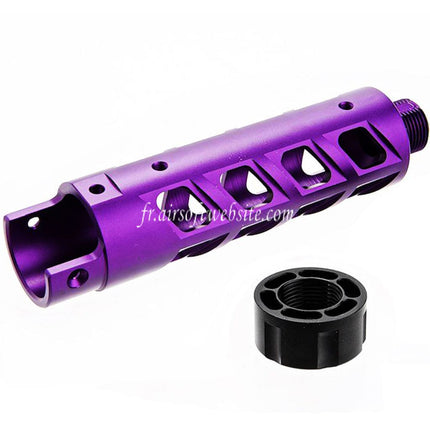 Narcos Airsoft CNC Aluminum Avant Canon Kit (Type 8) Convient pour Action Army AAP01 Série GBB Pistolet